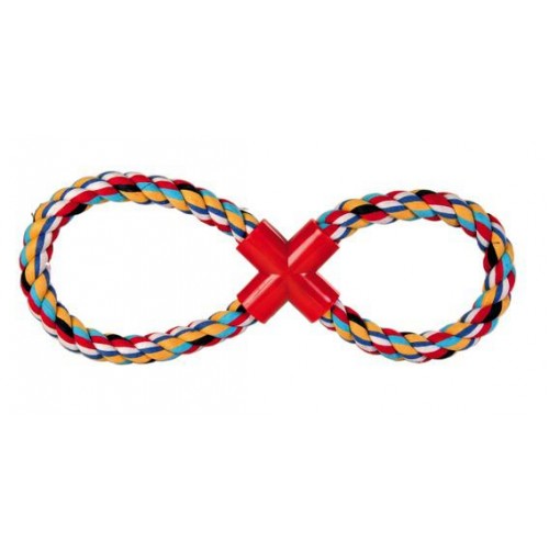 картинка Игрушка для собак, плетеная веревка, восьмерка от ЗОО-магазина К-9
