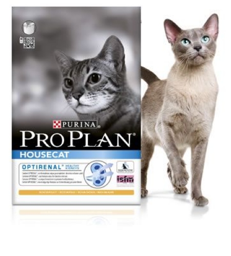 картинка Purina Pro Plan "House Cat"  для взрослых, домашних кошек с курицей от ЗОО-магазина К-9
