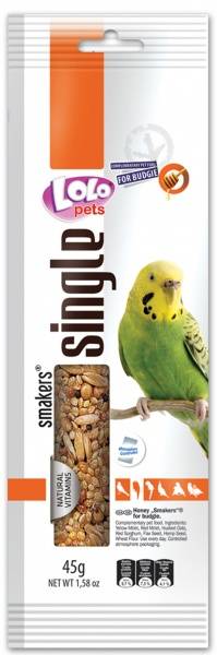 картинка LoLo pets Smakers для волнистых попугаев медовый WEEKEND STYLE от ЗОО-магазина К-9