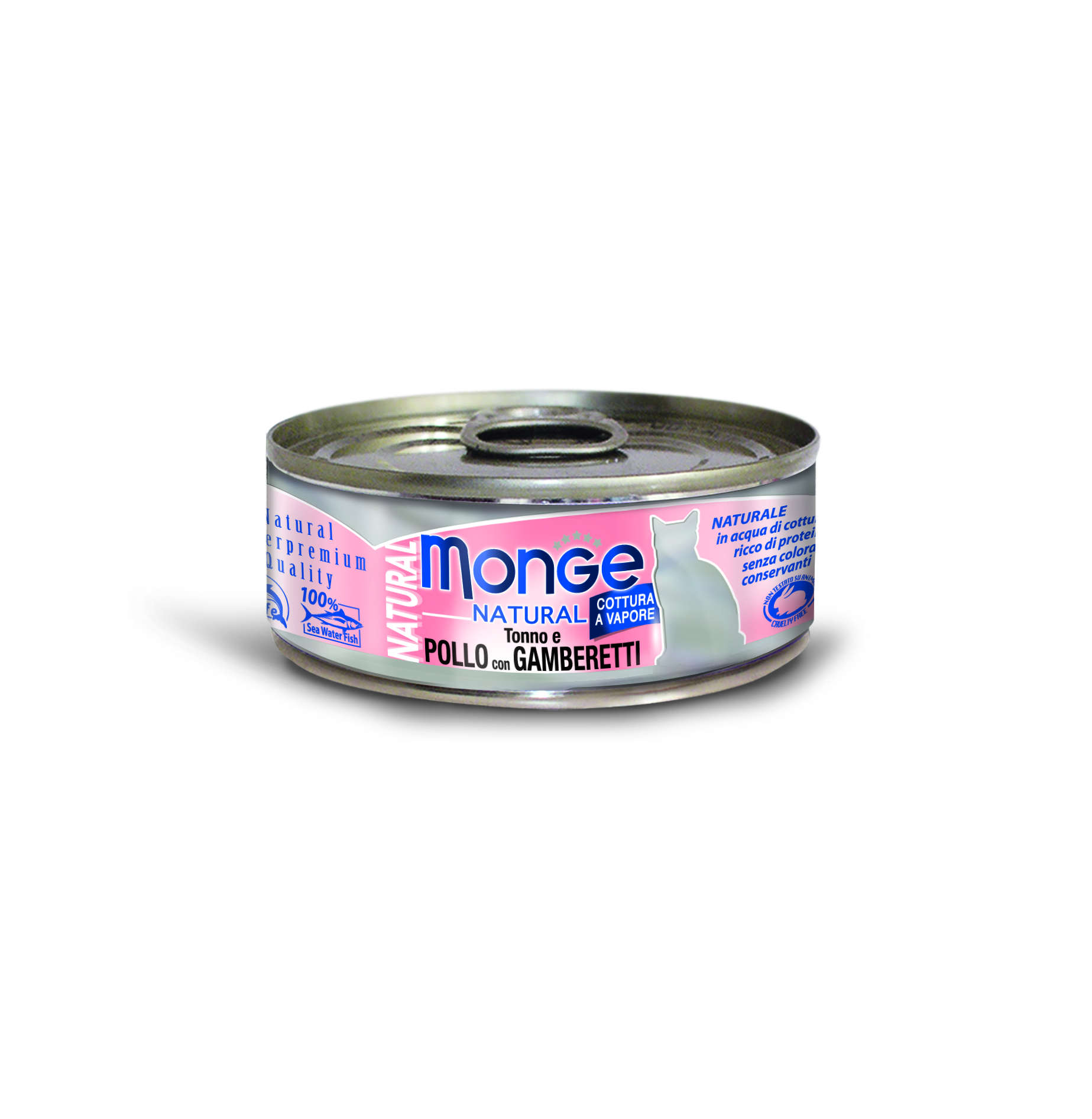 картинка Monge Cat Natural тунец и курица с креветками от ЗОО-магазина К-9