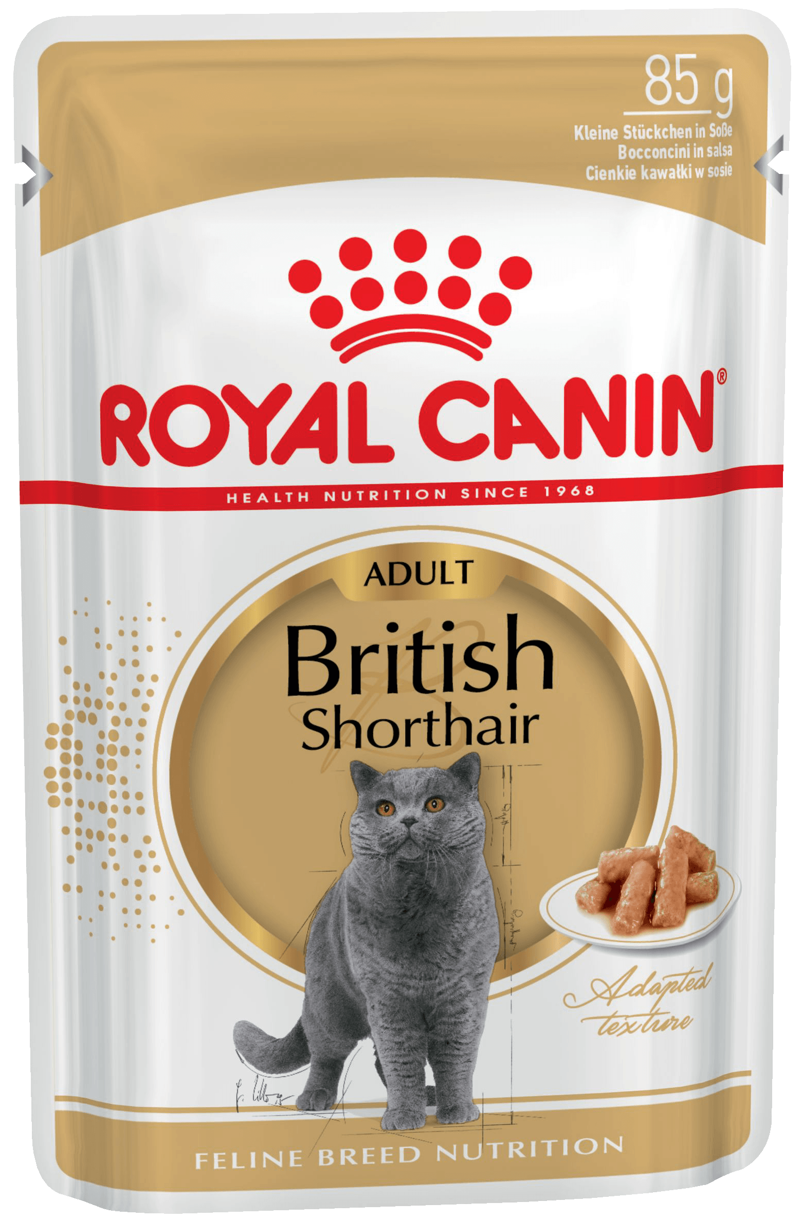 картинка Royal Canin BRITISH SHORTHAIR ADULT (В СОУСЕ) от ЗОО-магазина К-9