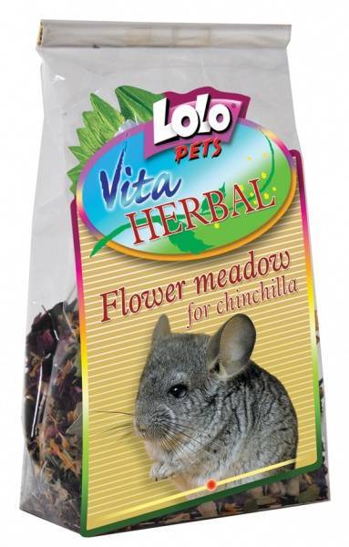 картинка LoLo pets HERBAL для шиншилл цветущий луг от ЗОО-магазина К-9