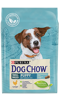 картинка Purina Dog Chow Small Breed Puppy для щенков мелких пород с курицей от ЗОО-магазина К-9
