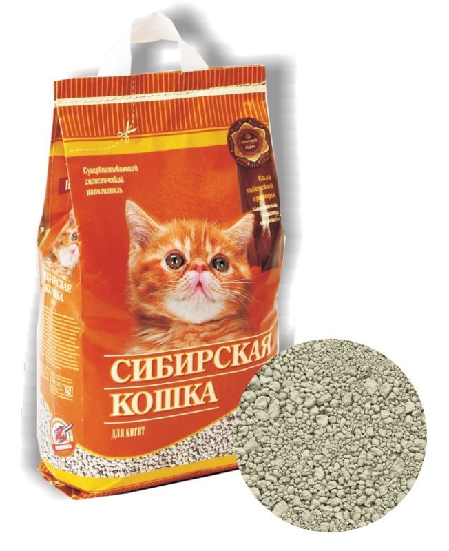 картинка Наполнитель Сибирская кошка для котят впитывающий от ЗОО-магазина К-9