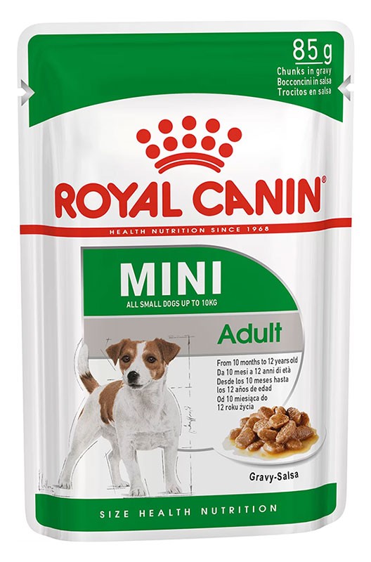 картинка Royal Canin Mini Adult 85гр от ЗОО-магазина К-9