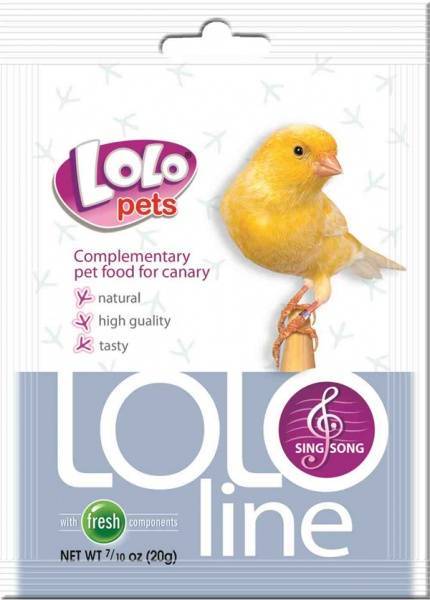 картинка LoLo pets Lololine для канареек "Sing-song " от ЗОО-магазина К-9
