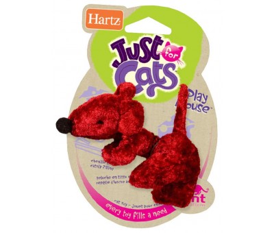 картинка Игрушка HARTZ Just For Cats Play Mouse Cat Toy with Catnip от ЗОО-магазина К-9