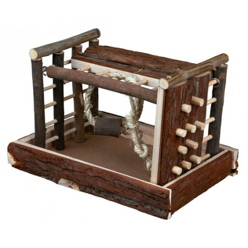 картинка Площадка скалолазания  для грызунов, лестницы, веревки альпинистские. от ЗОО-магазина К-9