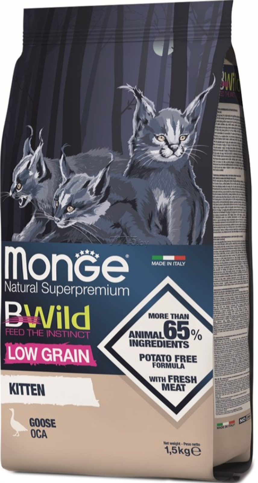 картинка MONGE Superpremium Cat Bwild Kitten от ЗОО-магазина К-9