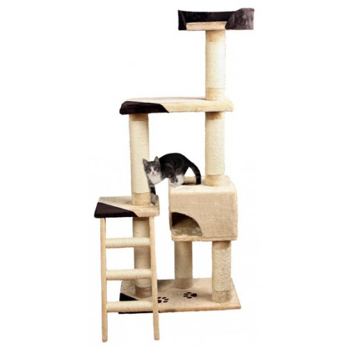 картинка Игровая площадка Montoro для кошек. Основание и домик - плюш от ЗОО-магазина К-9