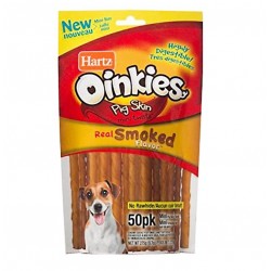 картинка Роллы Hartz Oinkies Pig Skin Mini Twists For Dogs от ЗОО-магазина К-9