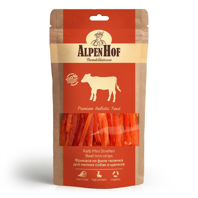 картинка AlpenHof Фрикасе из филе теленка для мелких собак и щенков от ЗОО-магазина К-9