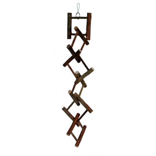 картинка Деревянная лестница для попугаев и канареек от ЗОО-магазина К-9