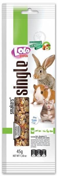 картинка LoLo pets Smakers для грызунов и кролика с орехами WEEKEND STYLE от ЗОО-магазина К-9