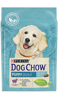 картинка Purina DOG CHOW "Puppy" сухой корм для щенков до 1 года ягненок рис от ЗОО-магазина К-9