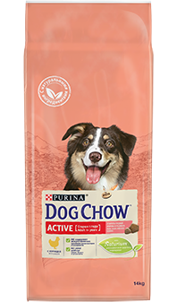 картинка Dog Chow Adult Active для взрослых активных собак, с курицей от ЗОО-магазина К-9