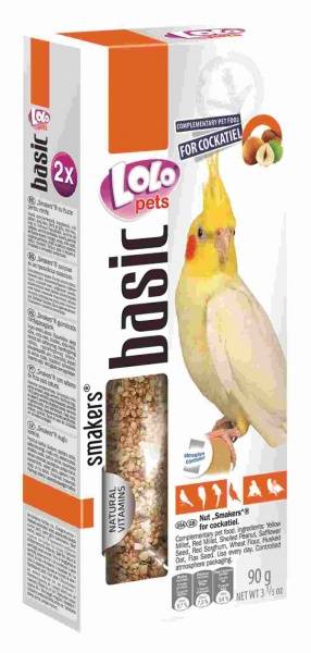 картинка LoLo pets Smakers для средних попугаев с орехами  от ЗОО-магазина К-9