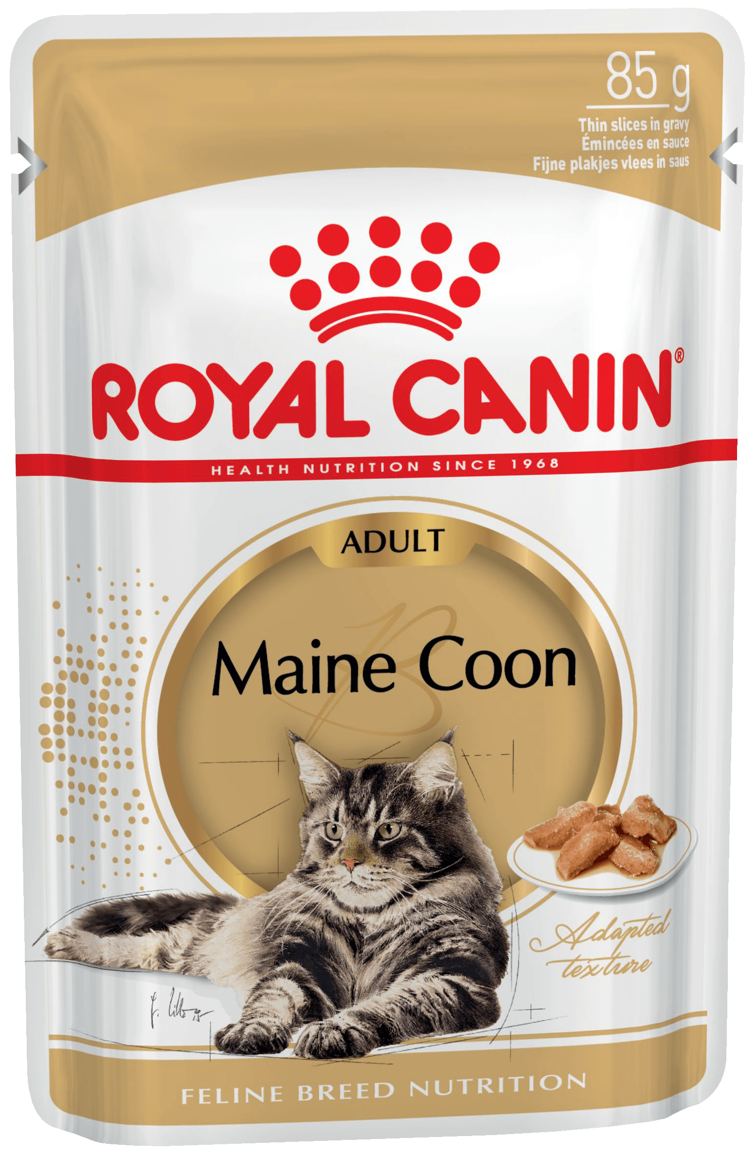 картинка Royal Canin Maine CoonMAINE COON ADULT (В СОУСЕ) от ЗОО-магазина К-9