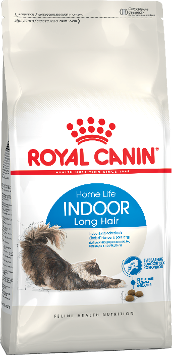 картинка Royal Canin Long Hair (HAIRBALL) от ЗОО-магазина К-9