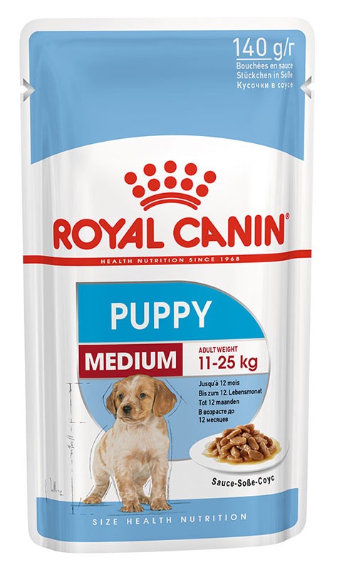 картинка Royal Canin Medium Puppy 140 гр от ЗОО-магазина К-9
