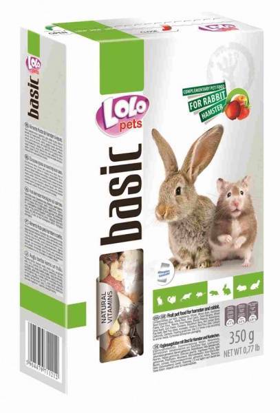 картинка LoLo pets Корм для хомяков и кроликов фруктовый от ЗОО-магазина К-9