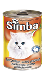 картинка Simba Cat кусочки для кошек с индейкой от ЗОО-магазина К-9