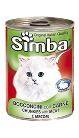 картинка Simba Cat кусочки для кошек с телятиной от ЗОО-магазина К-9