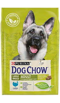 картинка Purina DOG CHOW "Adult Large Breed" сухой корм для собак крупных пород индейка от ЗОО-магазина К-9