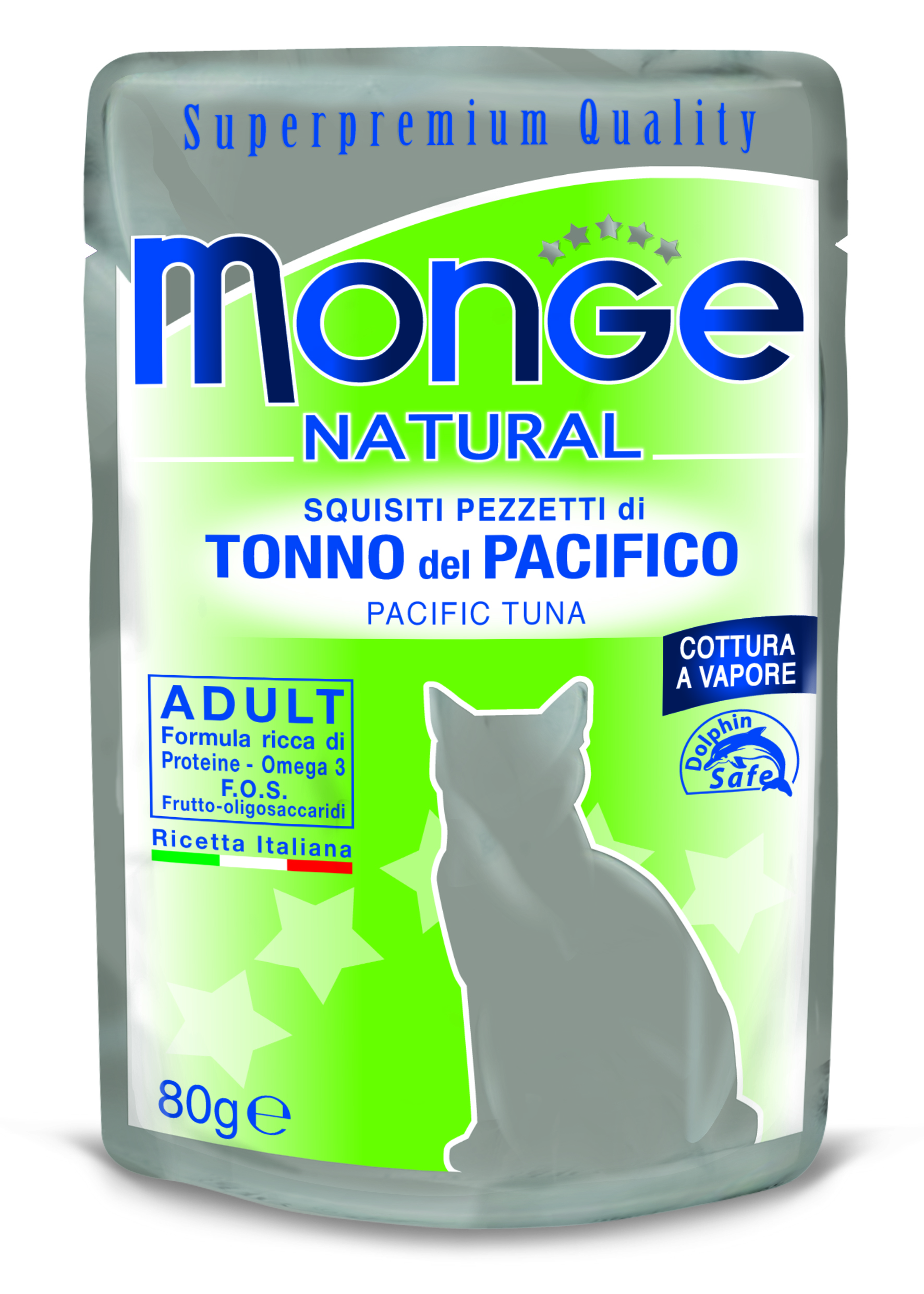 картинка Monge Cat Natural в паучах желтоперый тунец в желе от ЗОО-магазина К-9