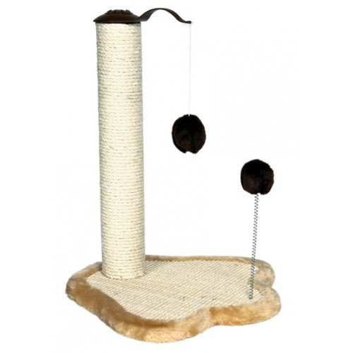 картинка Когтеточка для кошек, с игрушкой на пружине, и вращающейся игрушкой на резинке от ЗОО-магазина К-9