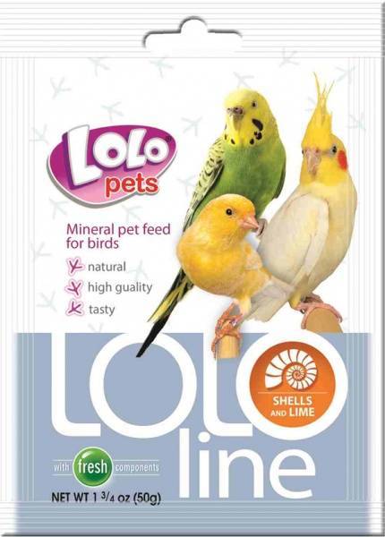 картинка LoLo pets Lololine для птиц ракушки и кальций от ЗОО-магазина К-9