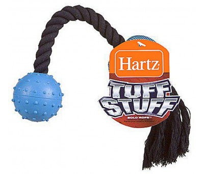 картинка Мячик на канате для собак HARTZ от ЗОО-магазина К-9