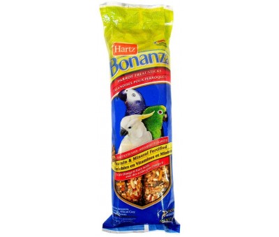 картинка Лакомство для крупных попугаев со вкусом арахисового масла 4шт Hartz Bonanza  от ЗОО-магазина К-9