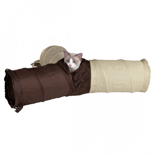 картинка Игровой туннель для кошек, мелких пород собак и щенков. Изготовлен из прочного нейлона от ЗОО-магазина К-9