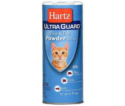 картинка Пудра от блох и клещей для кошек 113гр Hartz UltraGuard  от ЗОО-магазина К-9