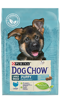 картинка Purina DOG CHOW "Puppy Large Breed" сухой корм для щенков крупных пород до 2 лет Индейка  от ЗОО-магазина К-9