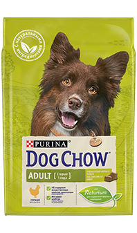 картинка Purina DOG CHOW "Adult" сухой корм для собак старше 1 года курица от ЗОО-магазина К-9