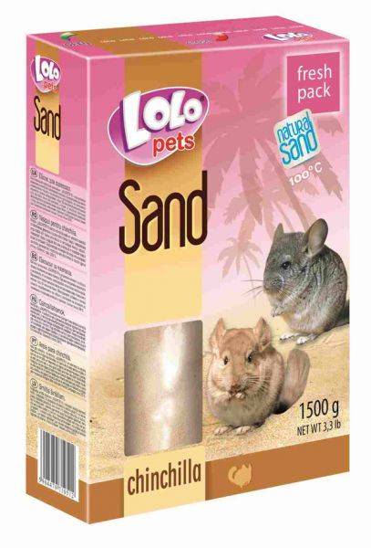 картинка LoLo pets Песок для шиншилл от ЗОО-магазина К-9