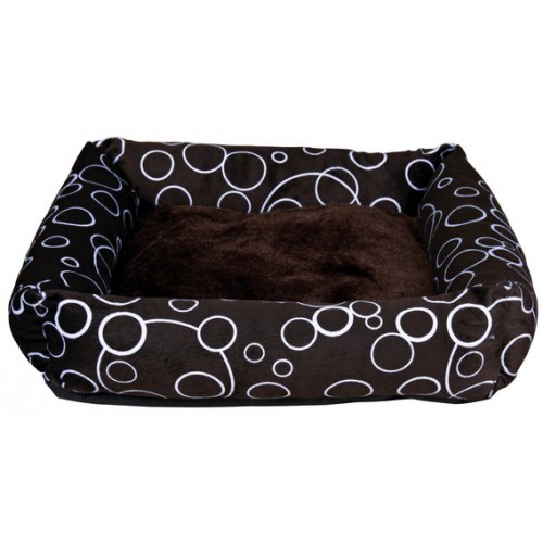 картинка Лежак Марино для мелких пород собак и кошек. Подушка  из мягкого плюша от ЗОО-магазина К-9