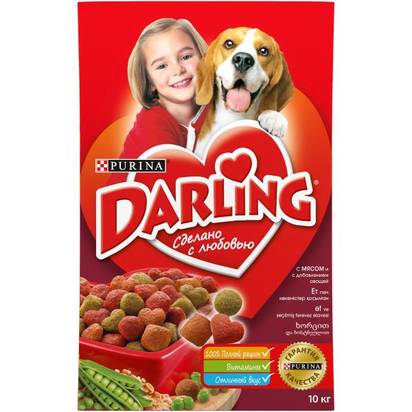 картинка Purina Darling для собак с мясом и овощами от ЗОО-магазина К-9