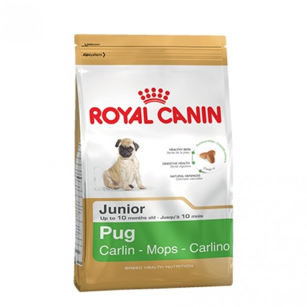 картинка Royal Canin Pug junior от ЗОО-магазина К-9